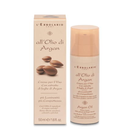 Argán Crema Cara, 50ml - L'Erbolario
