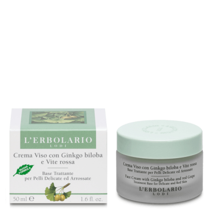 Crema de Cara al Ginkgo Biloba y Vid Roja, 50ml