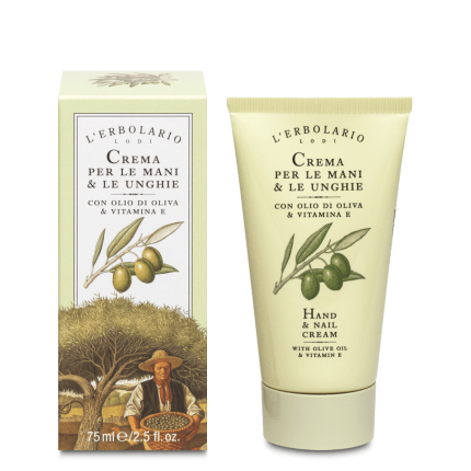 Crema Manos y Uñas al Aceite de Oliva, 75ml - L'Erbolario