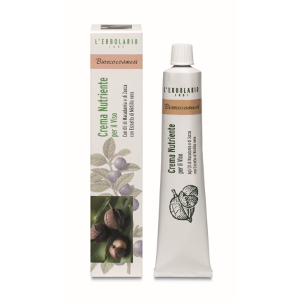 Bio Crema Nutritiva a la Macadamia, 50ml - L'Erbolario
