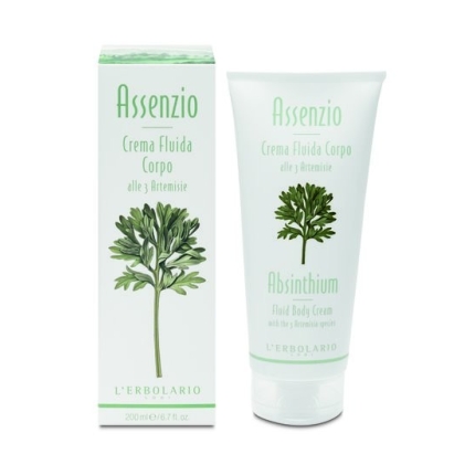 Assenzio Crema Fluida Cuerpo, 200ml - L'Erbolario