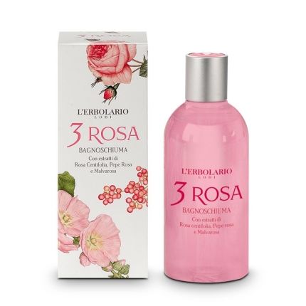3 Rosas Gel de Baño, 250ml - L'Erbolario