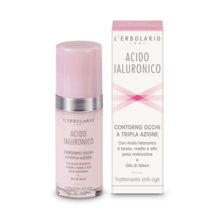 Ácido Hialurónico Contorno Ojos Triple Acción, 30ml - L'Erbolario