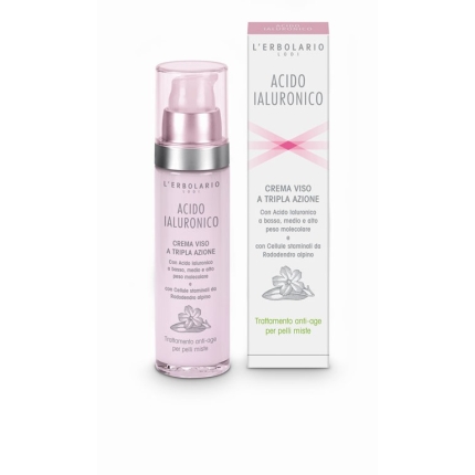 Ácido Hialurónico Crema Cara Piel Mixta, 50ml - L'Erbolario