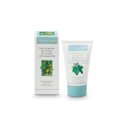 Leche Limpiadora al Pepino, 125ml - L'Erbolario