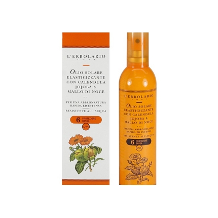 Solar Aceite Elastizante Calendula/Jojoba SPF6, 100ml - L'Erbolario