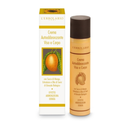 Solar Crema Autobronceadora con Zumo de Mango, 100ml - L'Erbolario
