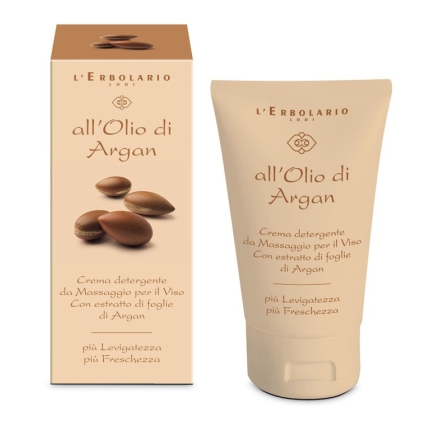 Argán Crema Detergente Masaje Cara, 125ml - L'Erbolario