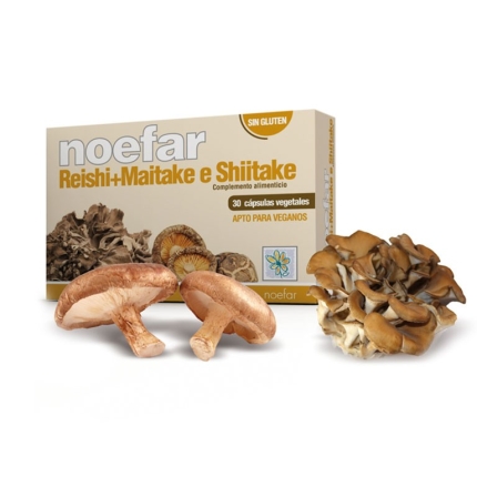 Reishi-Maitake-Shitake (Defensas), 30 Cápsulas