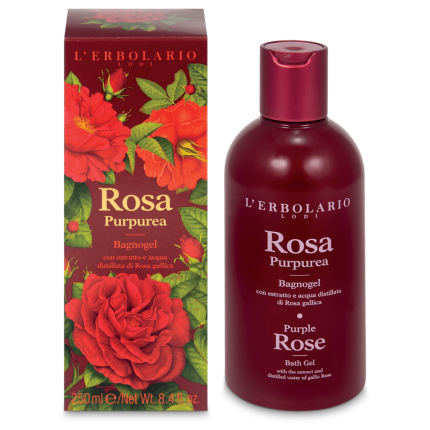Rosa Purpúrea, Gel de Baño, 250 ml - L'Erbolario