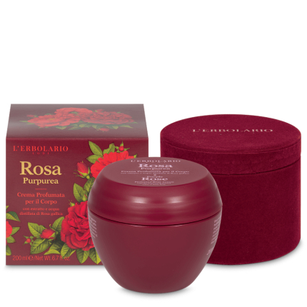 Rosa Purpúrea, Crema Perfumada Cuerpo, 200 ml - L'Erbolario