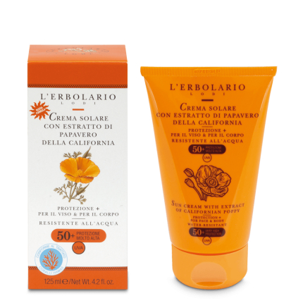 Crema Solar con extracto de Amapola SPF 50+ - L'Erbolario