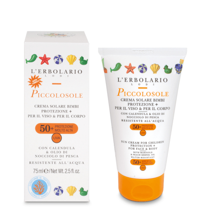 PequeñoSol cara y Cuerpo SPF 50+. Protección muy alta - L'Erbolario