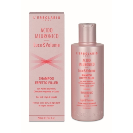 Ácido Hialurónico Champú Filler, 200 ml - L'Erbolario